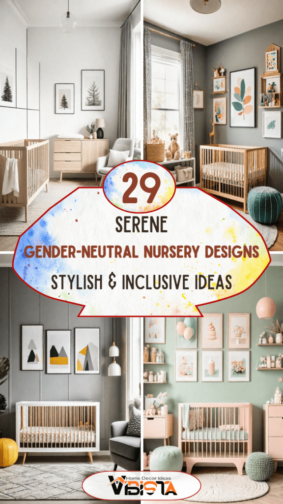 29 Serene Gender-Neutral Nursery Designs: Stylish & Inclusive Spaces for Every Baby