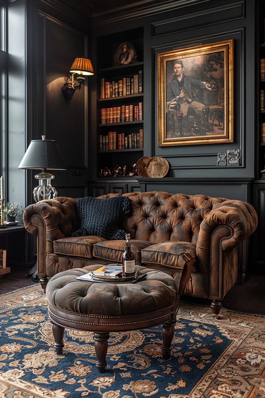 15. Vintage Earthy Living Room Style - photo 3