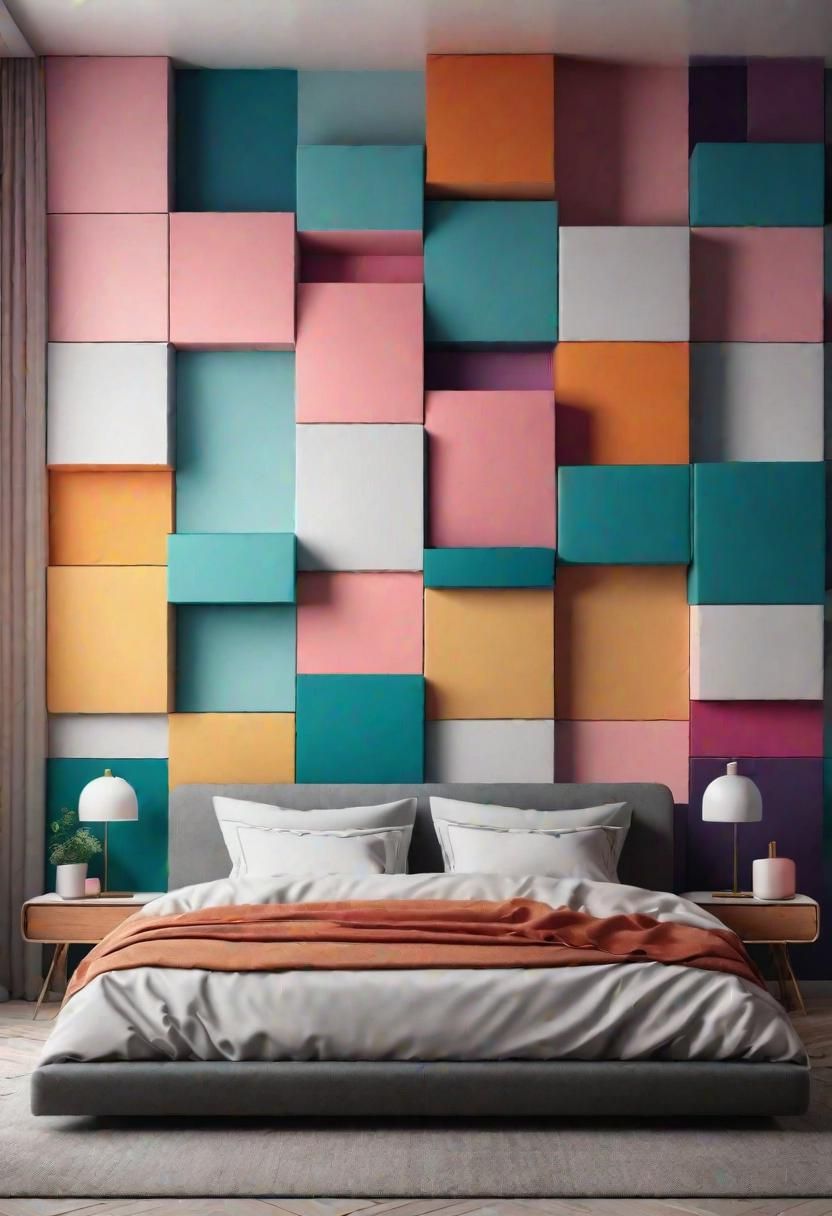 21. Fun Gradient Accent Wall