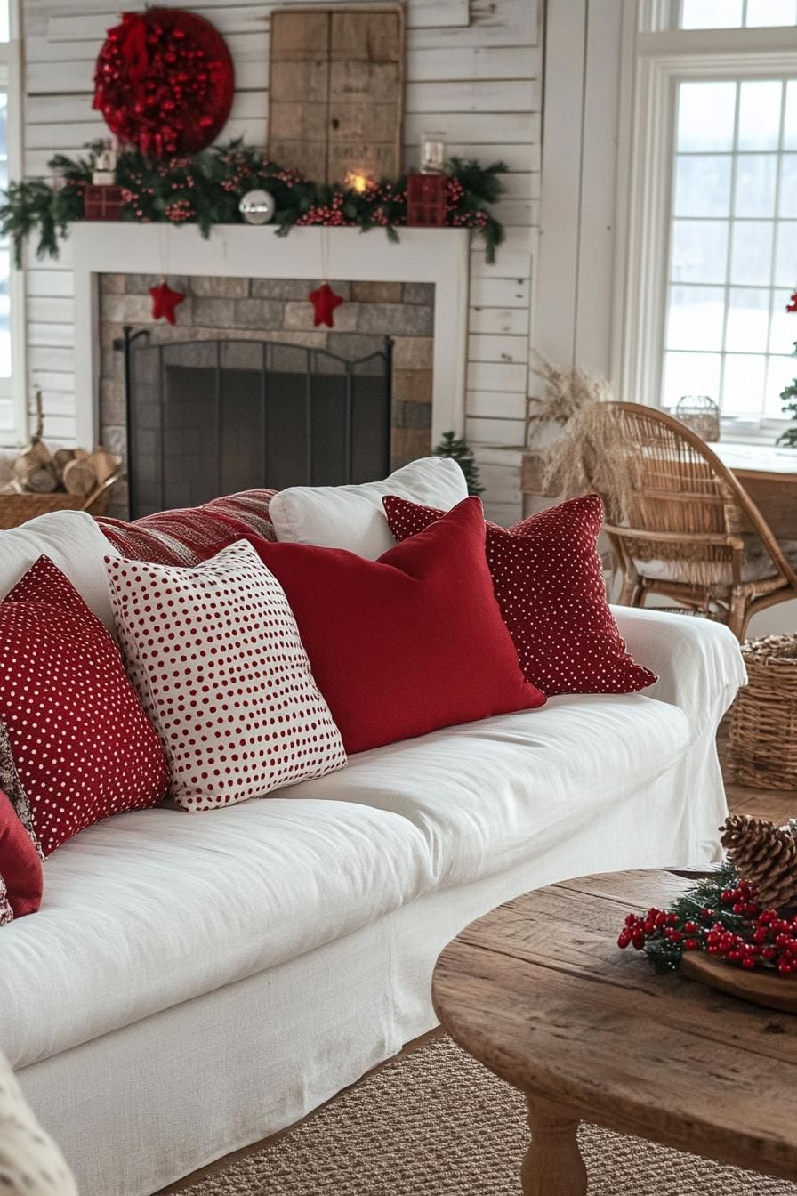 17. Polka Dot Pillow Ideas for Christmas - photo 2