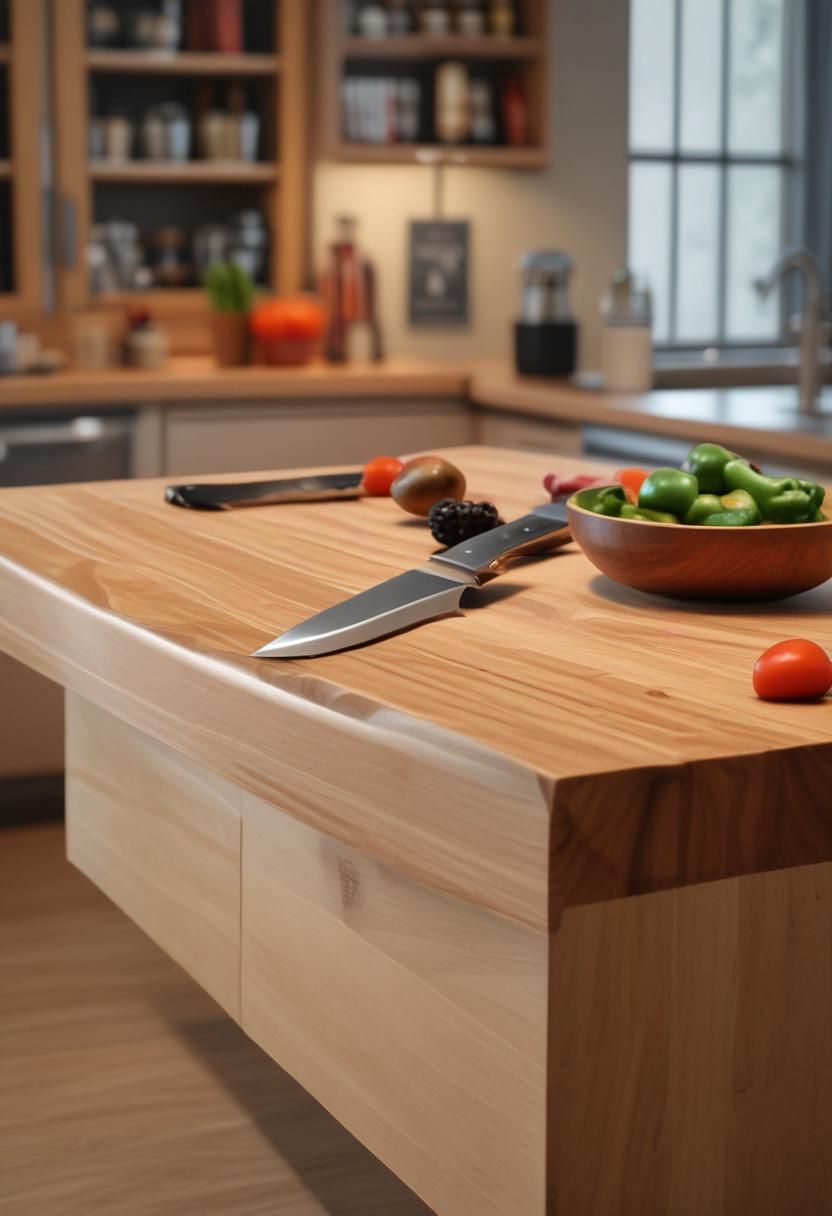 18. Butcher Block Knife Storage