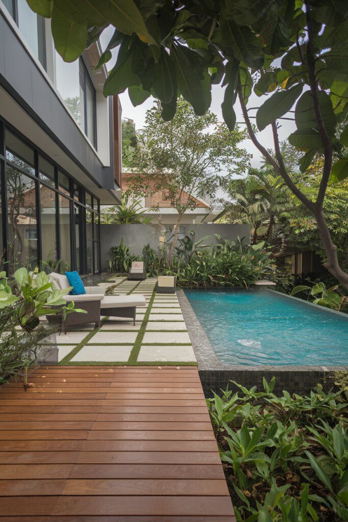 Tiled Decks for a Resort Vibe