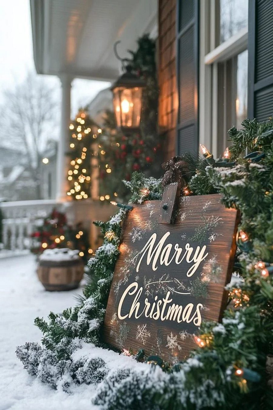 10. Wooden Signs With Holiday Script - photo 3