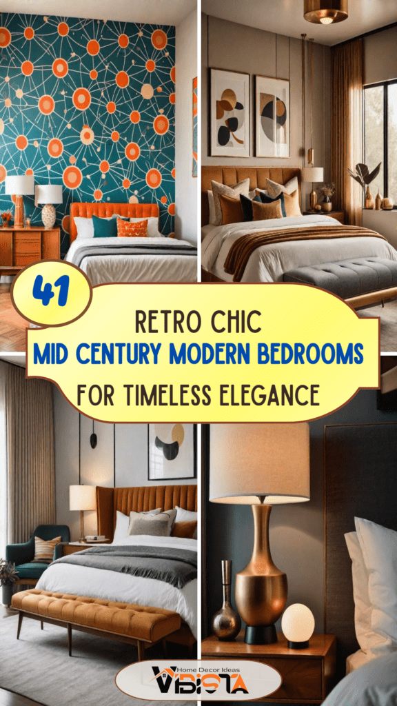 41 Mid Century Modern Bedrooms: Retro Chic for Timeless Elegance