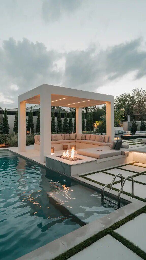 Sunken Lounge Ideas for a Unique Pavilion