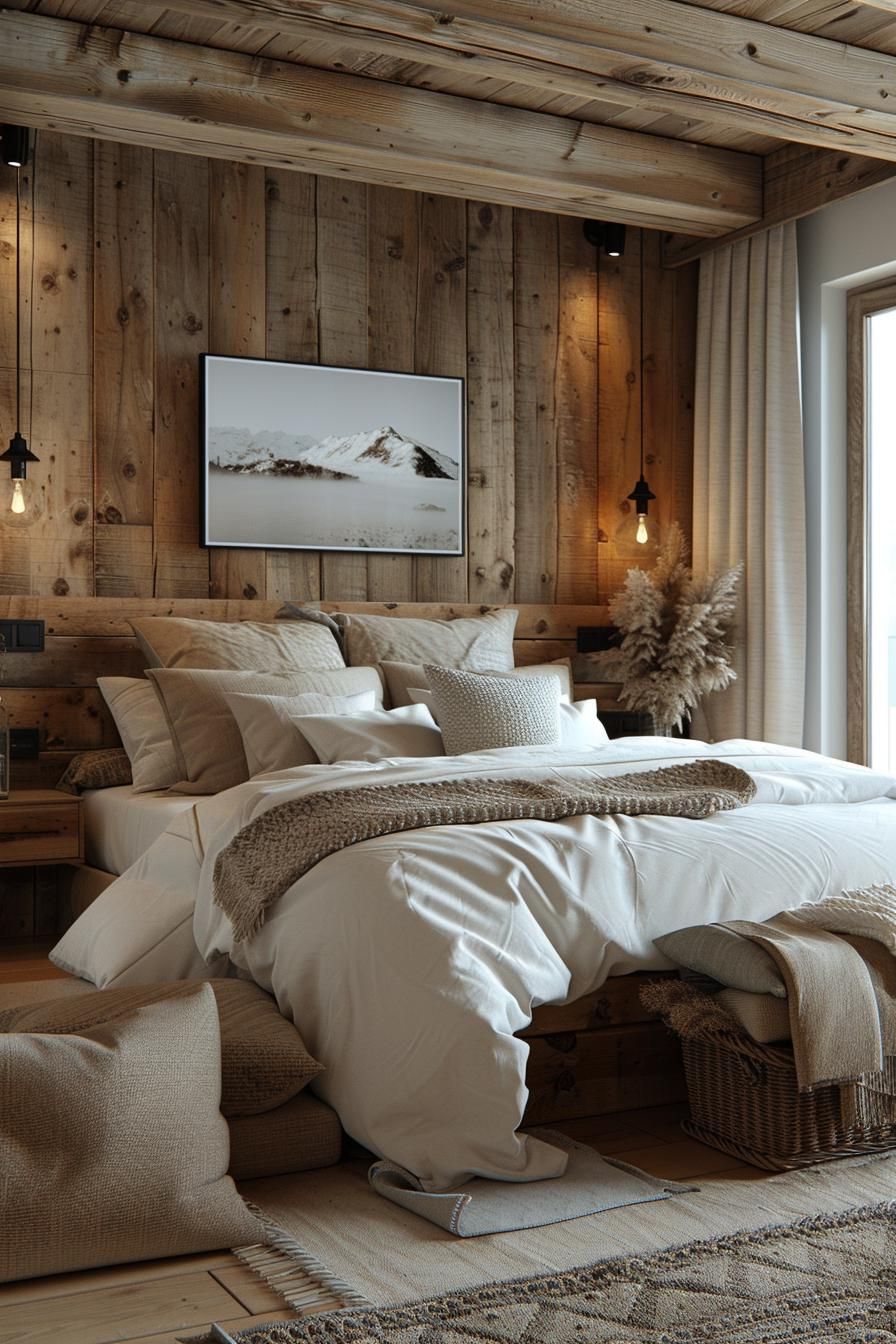 11. Rustic Modern Bedroom Inspiration