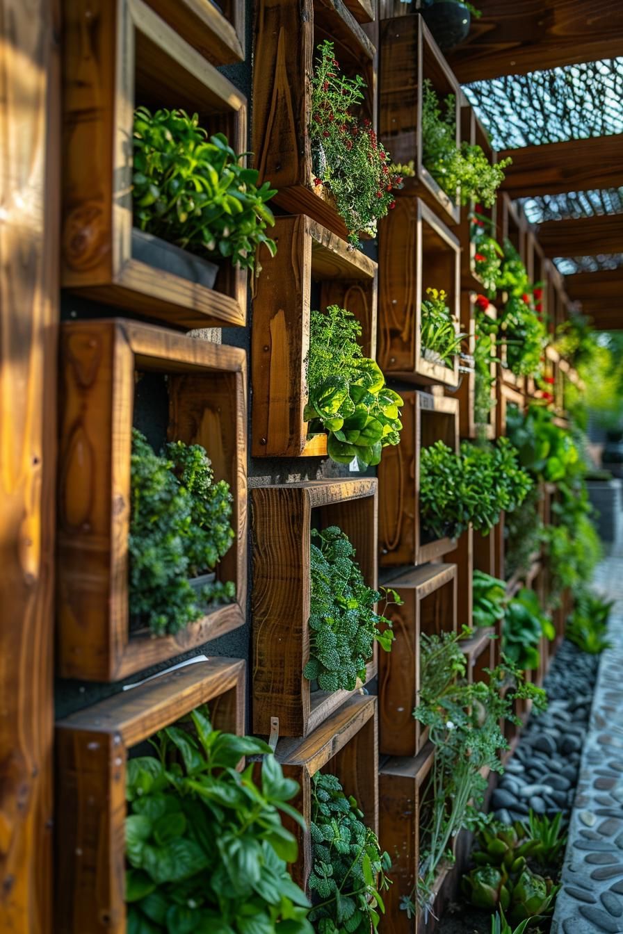 2. Grow a Vertical Herb Garden