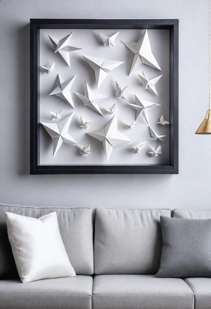 27. Origami Shadowbox Wall Piece - photo 2