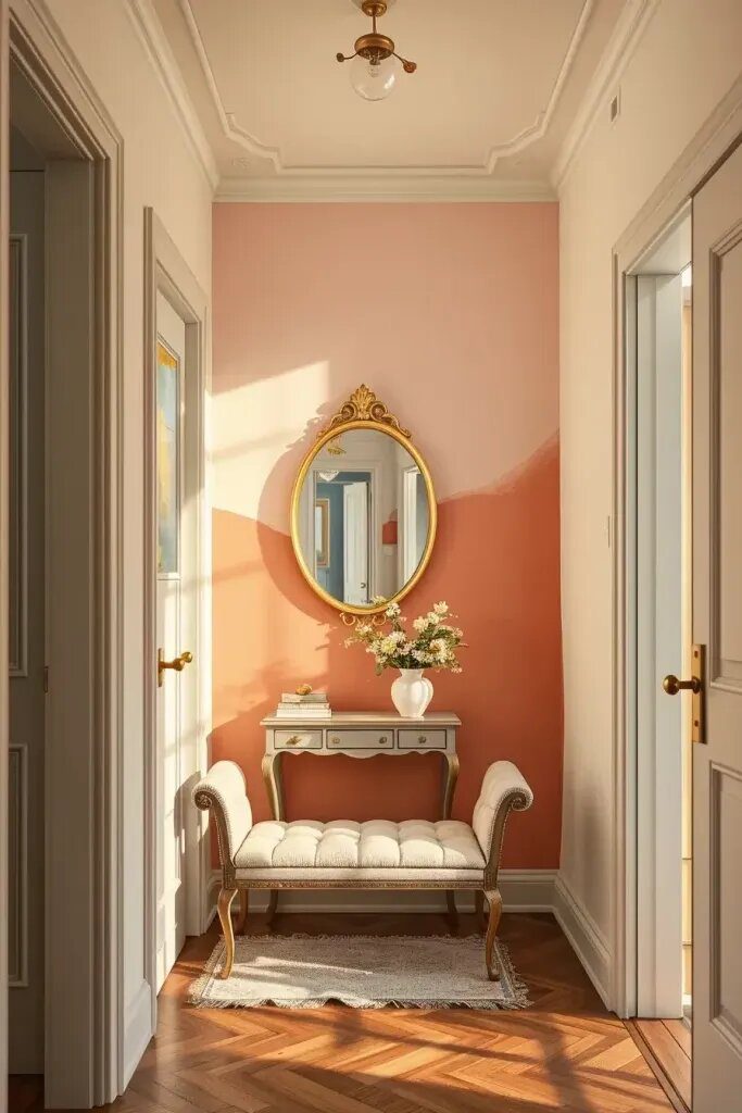 Gradient Paint Techniques for a Sunrise-Inspired Entryway