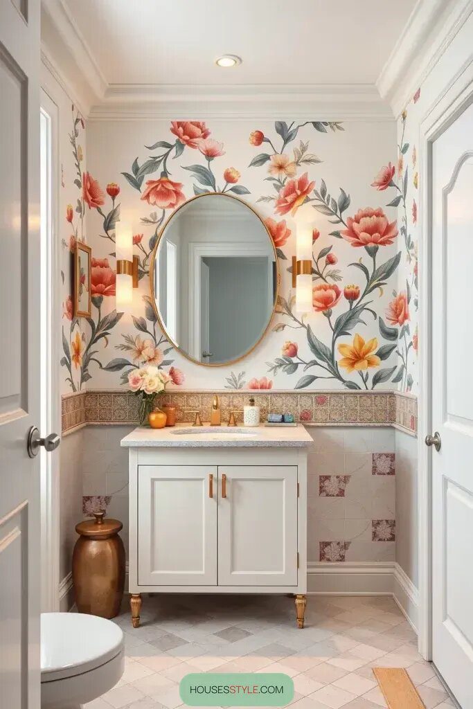 5. Bold Wallpaper Accent Walls to Try