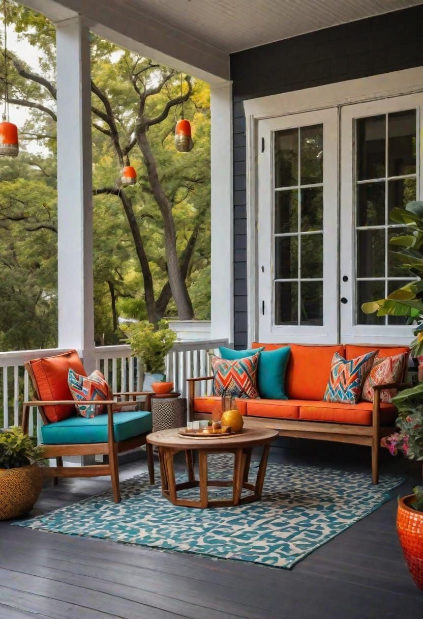 17. Mid-Century Modern Front Porch - photo 3