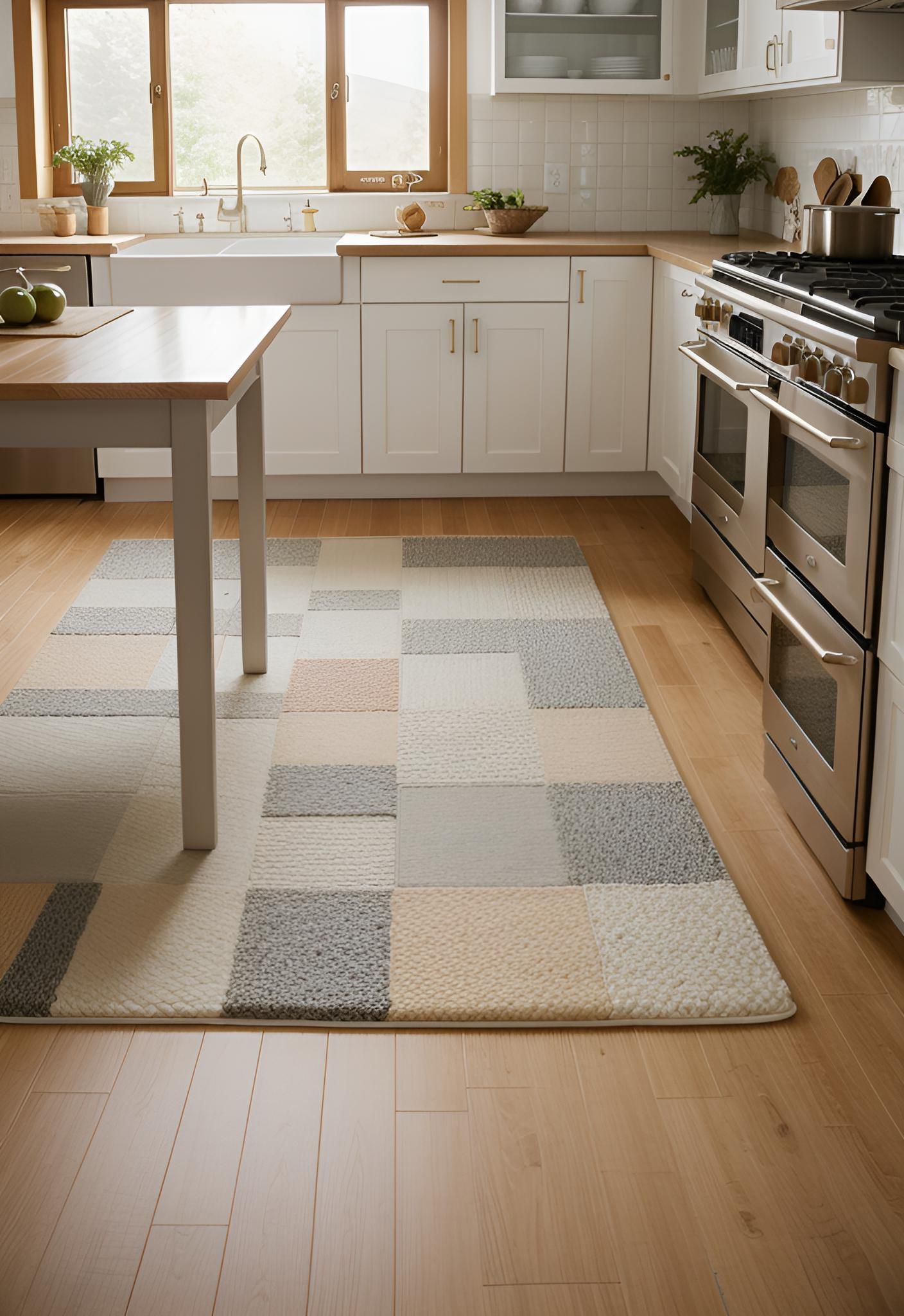 43. Patterned Kitchen Floor Mats