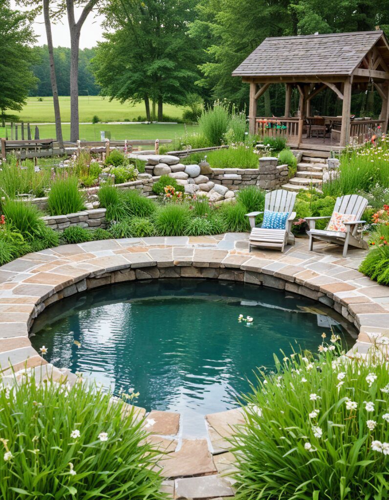 Create an Outdoor Oasis with Charming Rustic Pool Designs