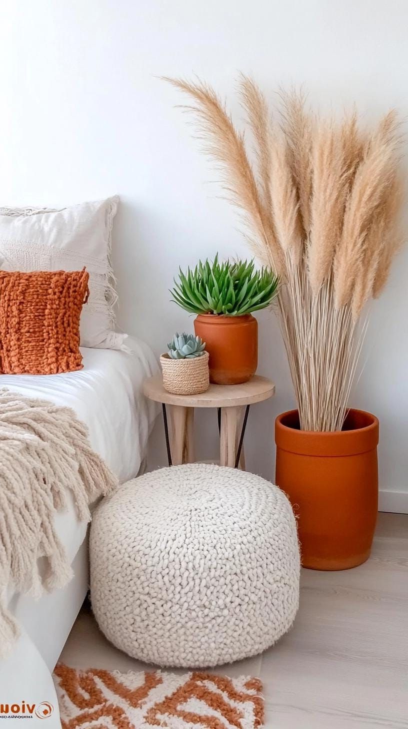 13. Bring In Pampas Grass And Succulents - photo 3