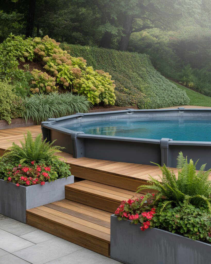 3. Above-Ground Pools That Look Natural