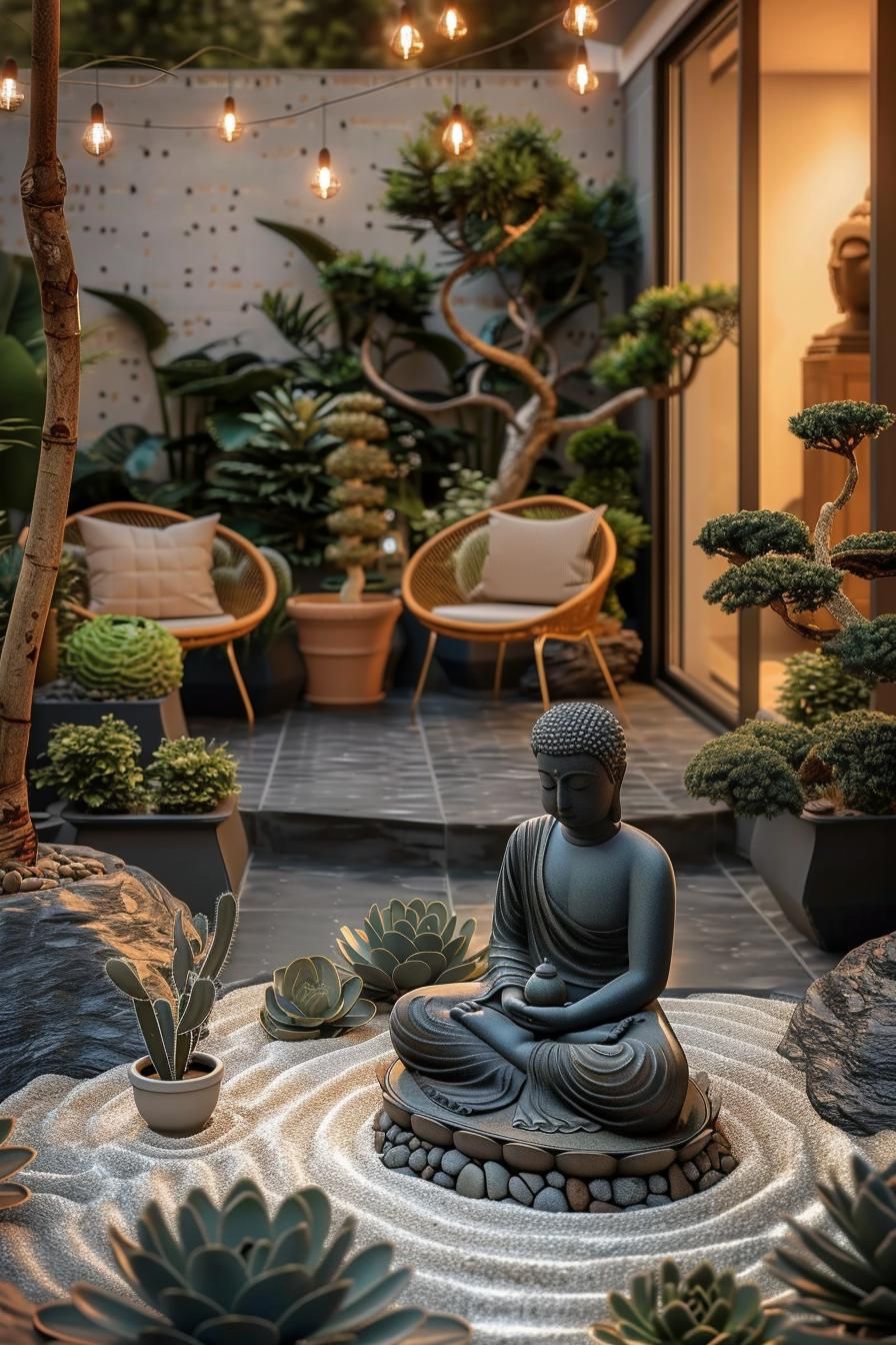 1. Tranquil Buddha Fountain Zen Retreat - photo 2