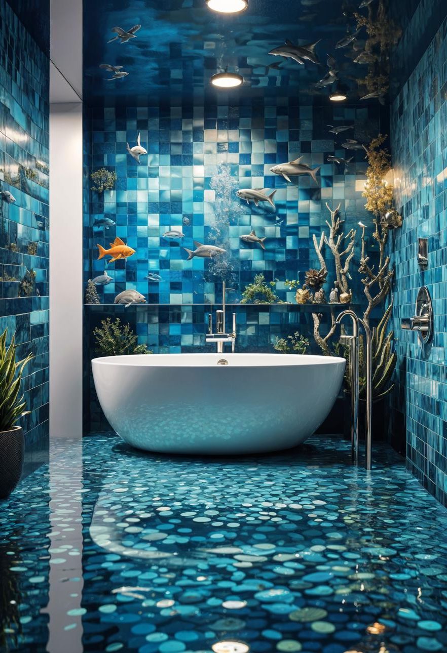22. Ocean-Inspired Bathroom Decor Ideas - photo 2