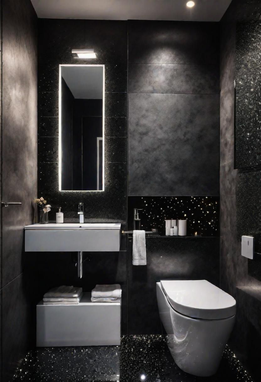 16. Dark Glitter Tile for a Starry Effect - photo 2