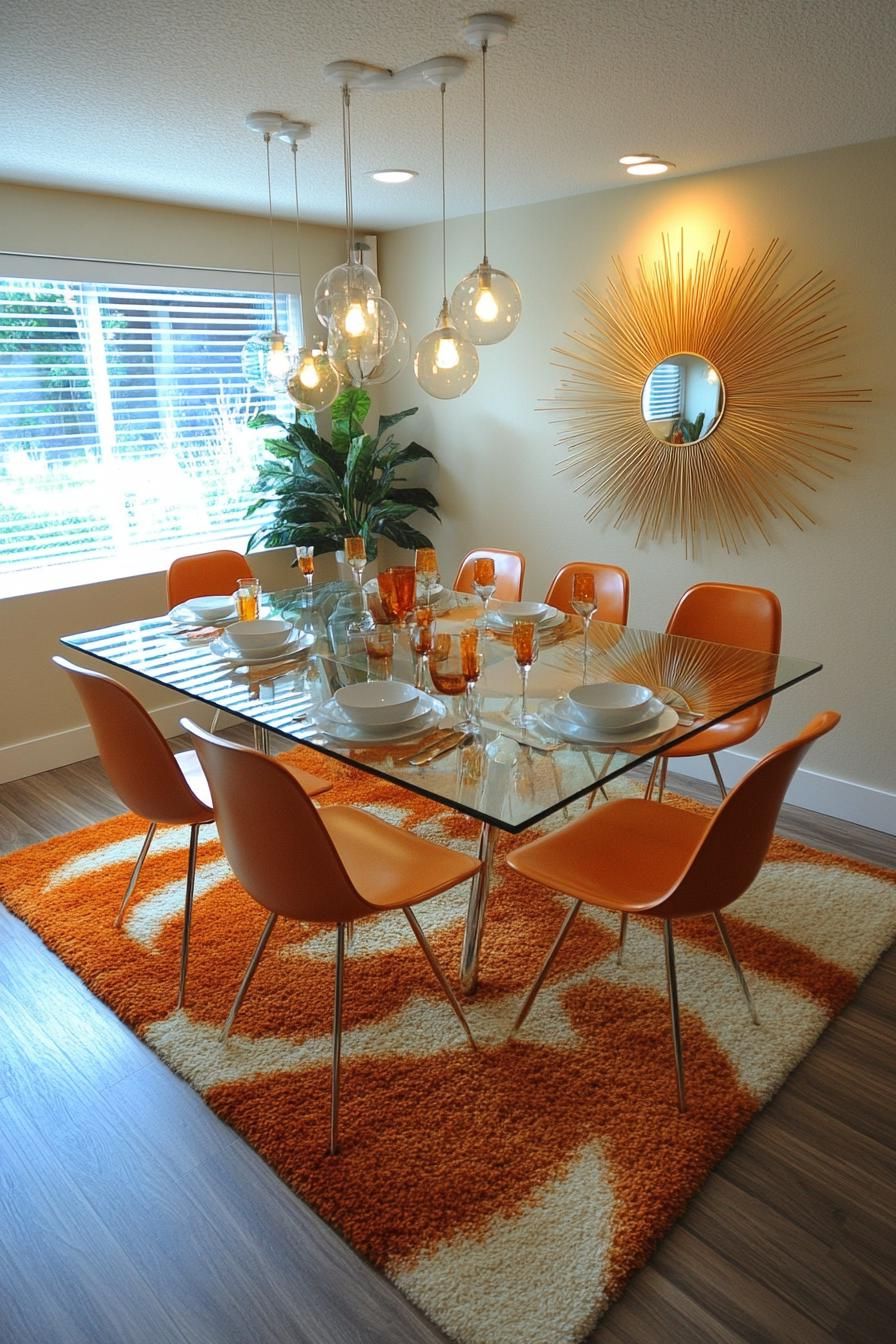 18. Sunburst Mirrors for Retro Flair