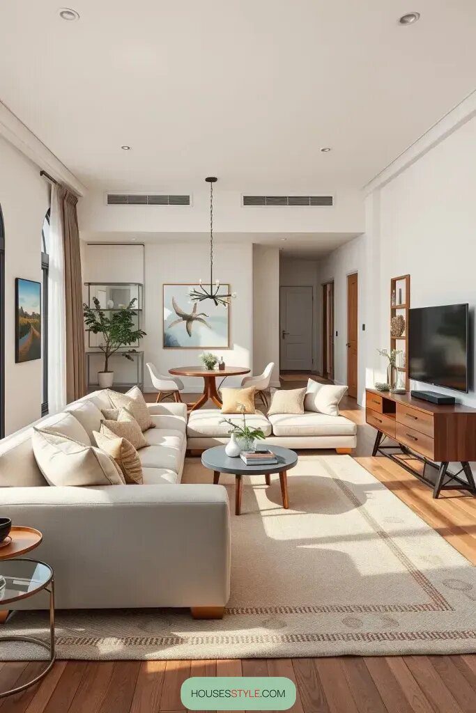 Making an Open Floor Plan Feel Cozy and Minimalist - photo 2