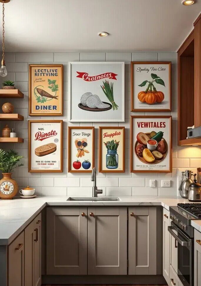 Whimsical Retro Wall Art Ideas