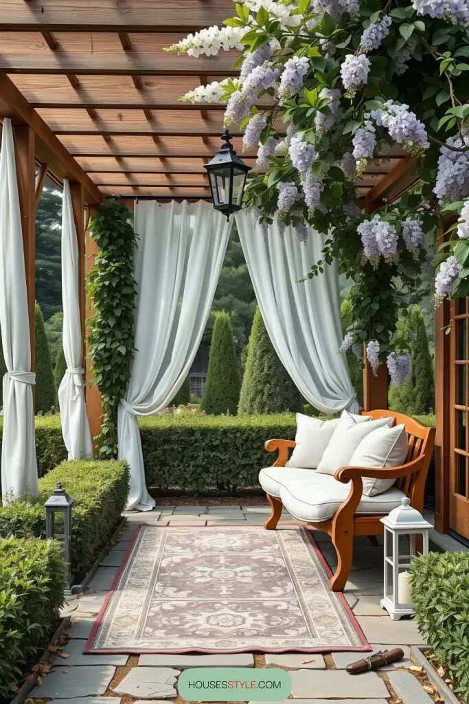 Shaded Pergola Seating for a Luxurious Feel - photo 2
