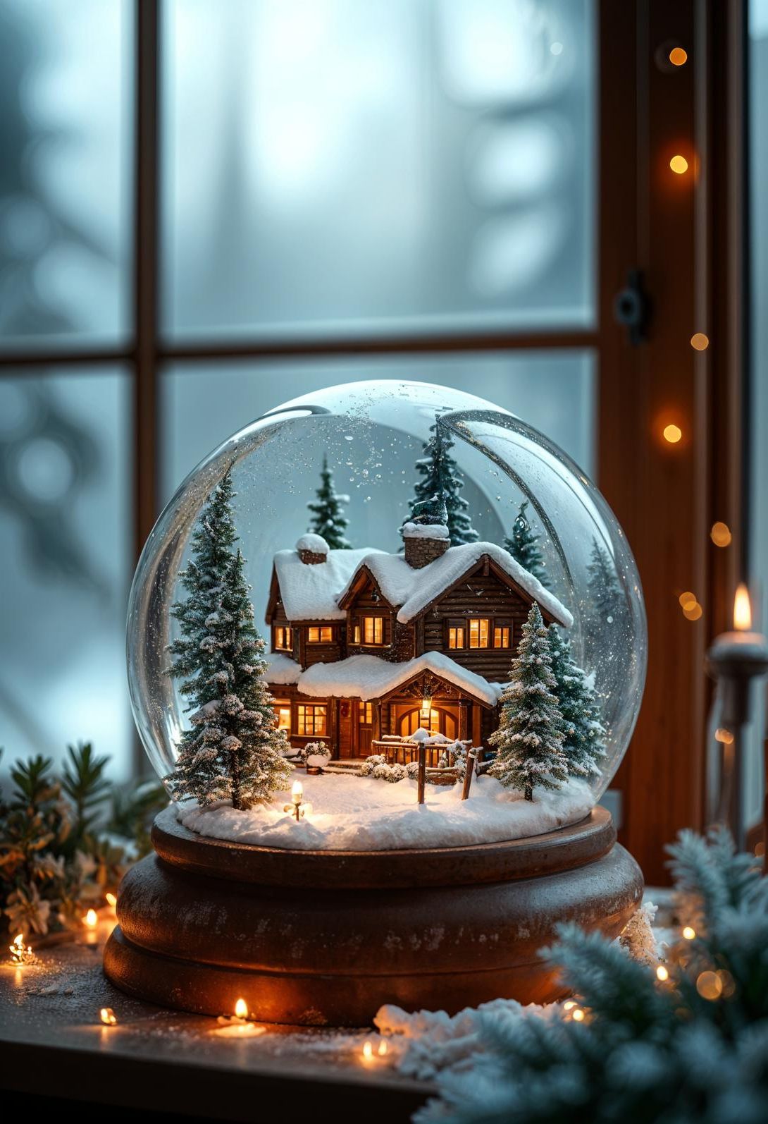 12. Small Snow Globe Decor Accents
