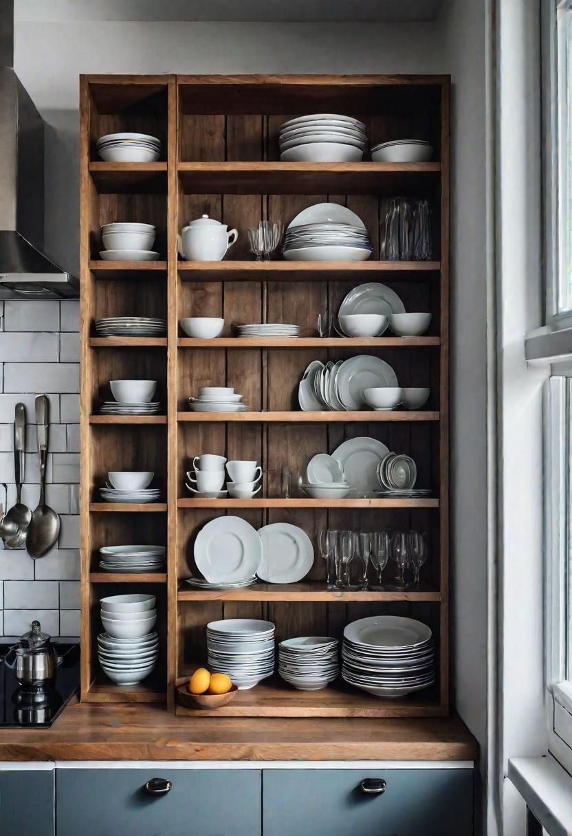 12. Plate Rack Ideas to Save Space - photo 2