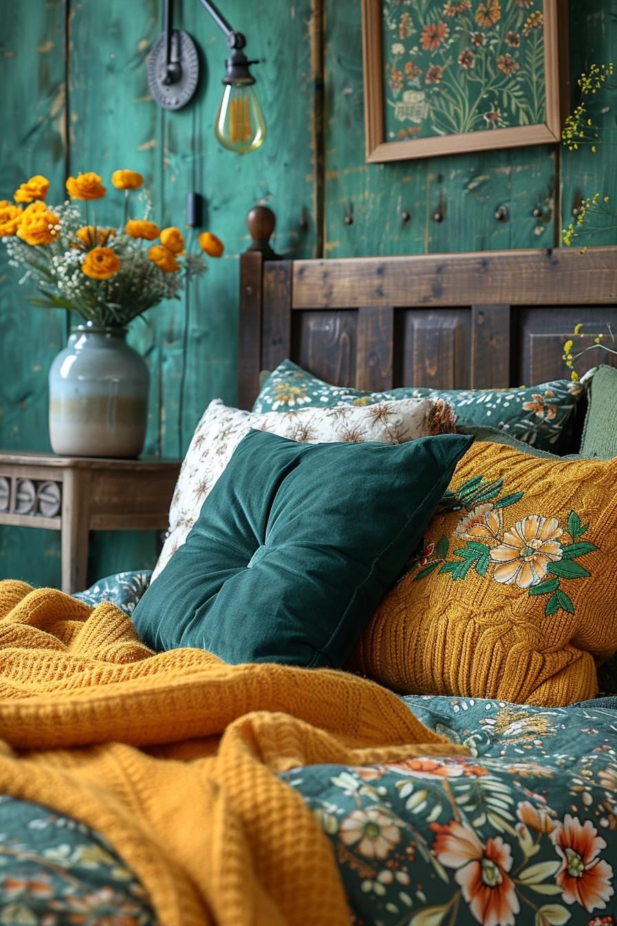 5. Coordinated Bedding and Pillow Styling - photo 3