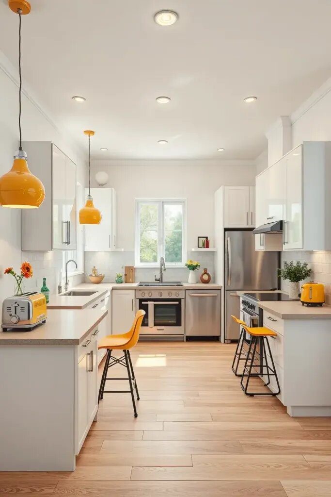 Brighten Up Your Kitchen with Modern Butter Yellow Accents