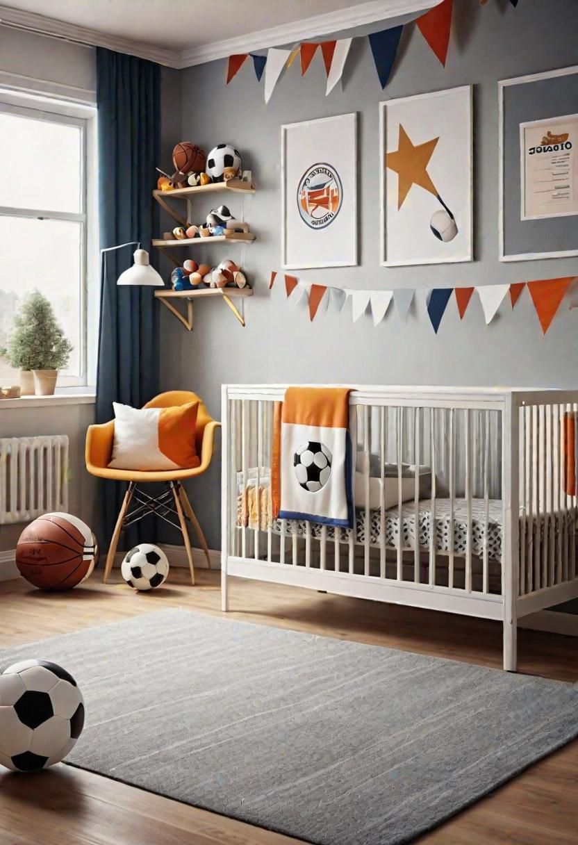 57. Sports Stadium Nursery Design