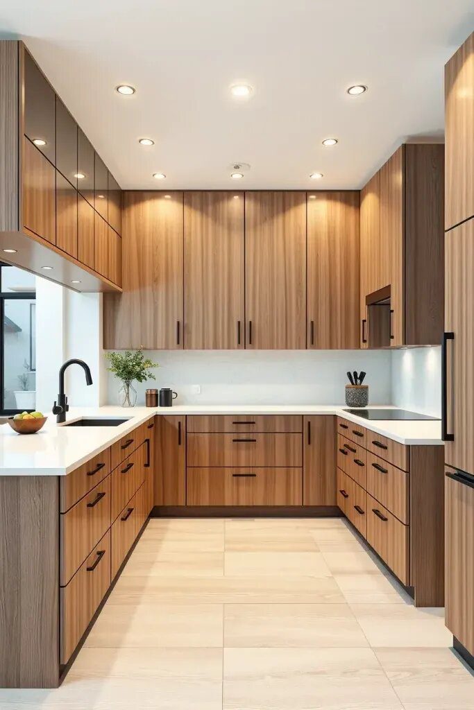 Handle-Free Wood Cabinets for a Minimalist Look - photo 2