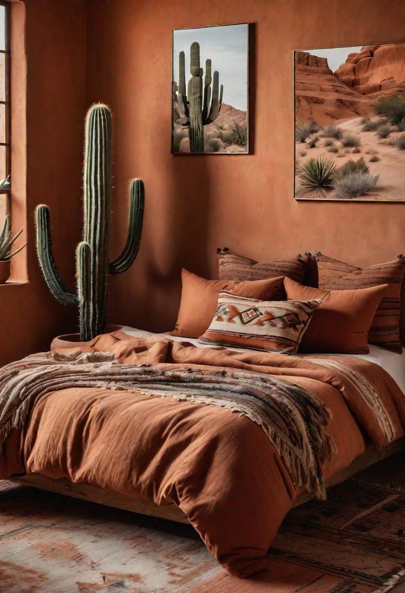 40. Southwest Terracotta Dream Room Ideas