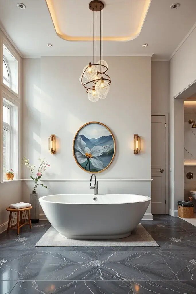 Statement Lighting Fixtures for Bathtime Ambiance - photo 3