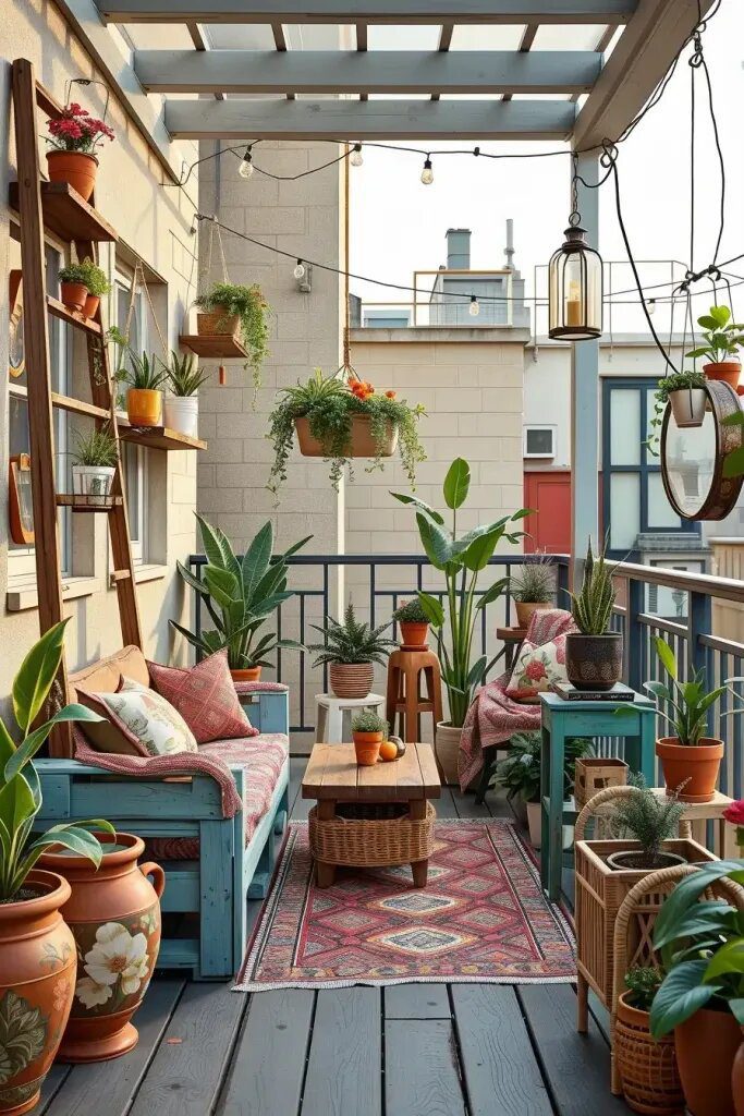 Repurposing Old Items into Boho Decor