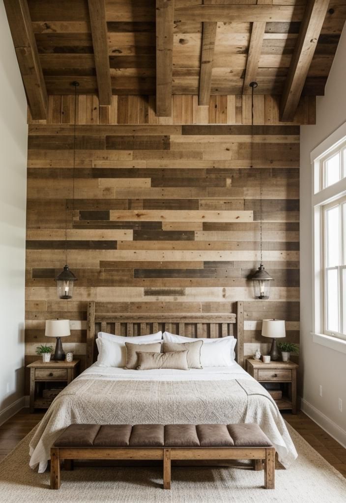 7. Warm Reclaimed Wood Wall - photo 2