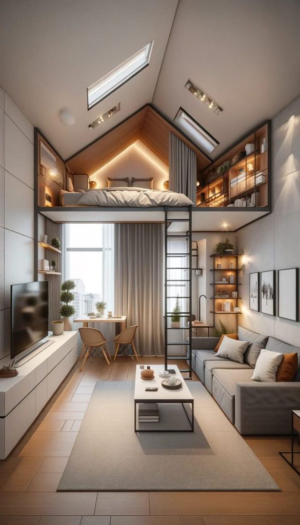 22. Lofted Space to Use Vertical Height