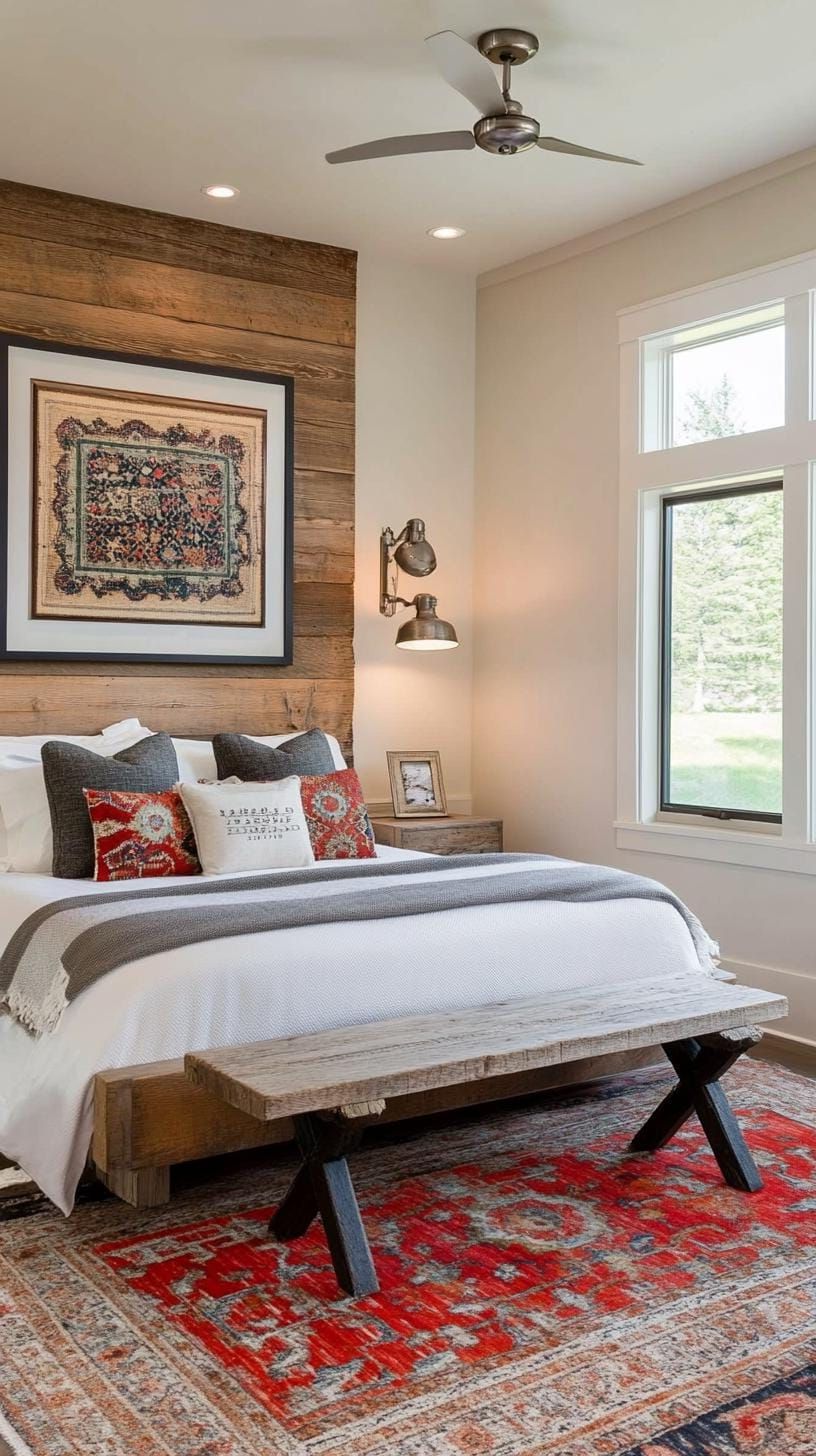 9. Modern Rustic Bedroom Fusion - photo 2