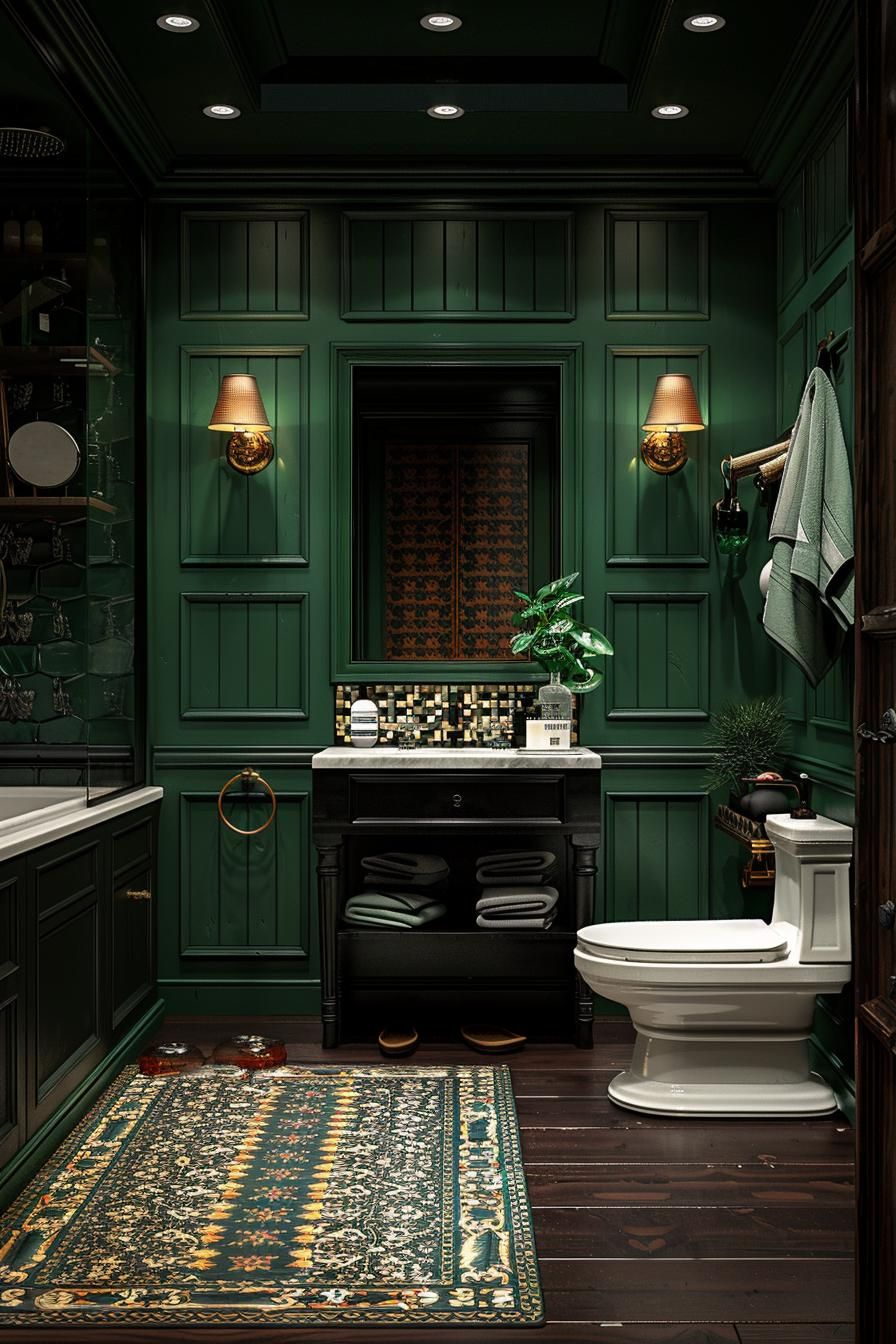 12. Art Deco Shiplap Bathroom Ideas - photo 2