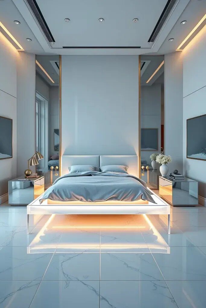 Transparent Bed Frames With Hidden Support - photo 2