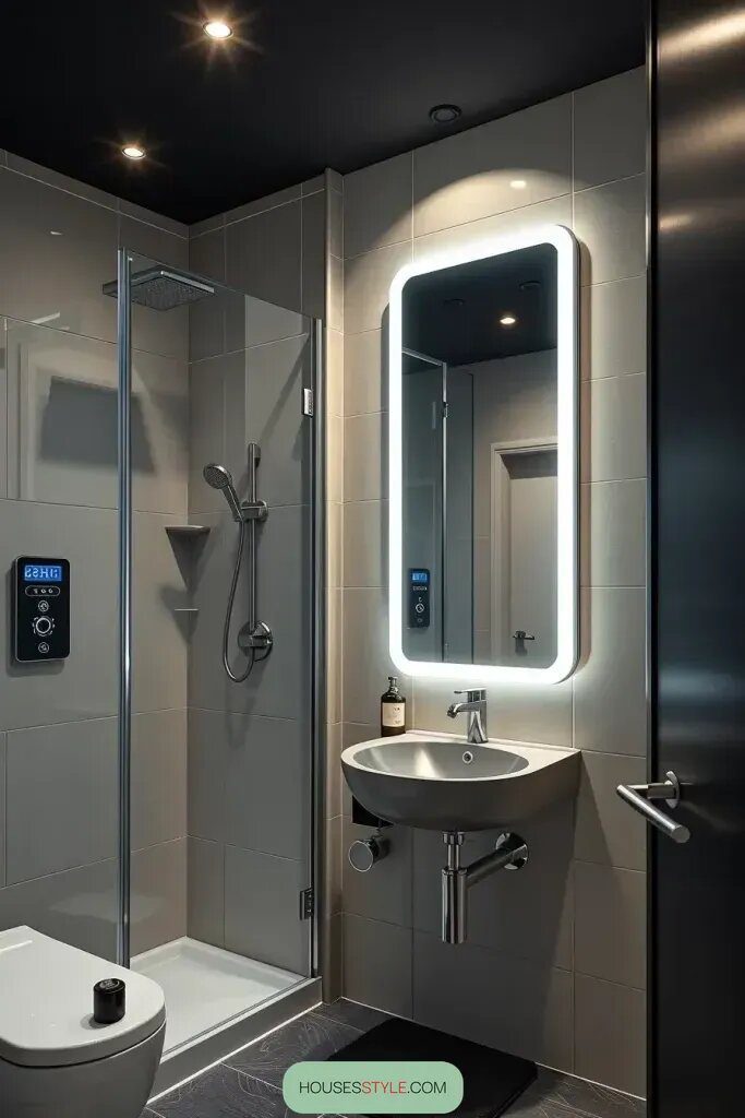 Voice-Activated Controls for a Futuristic Bathroom
