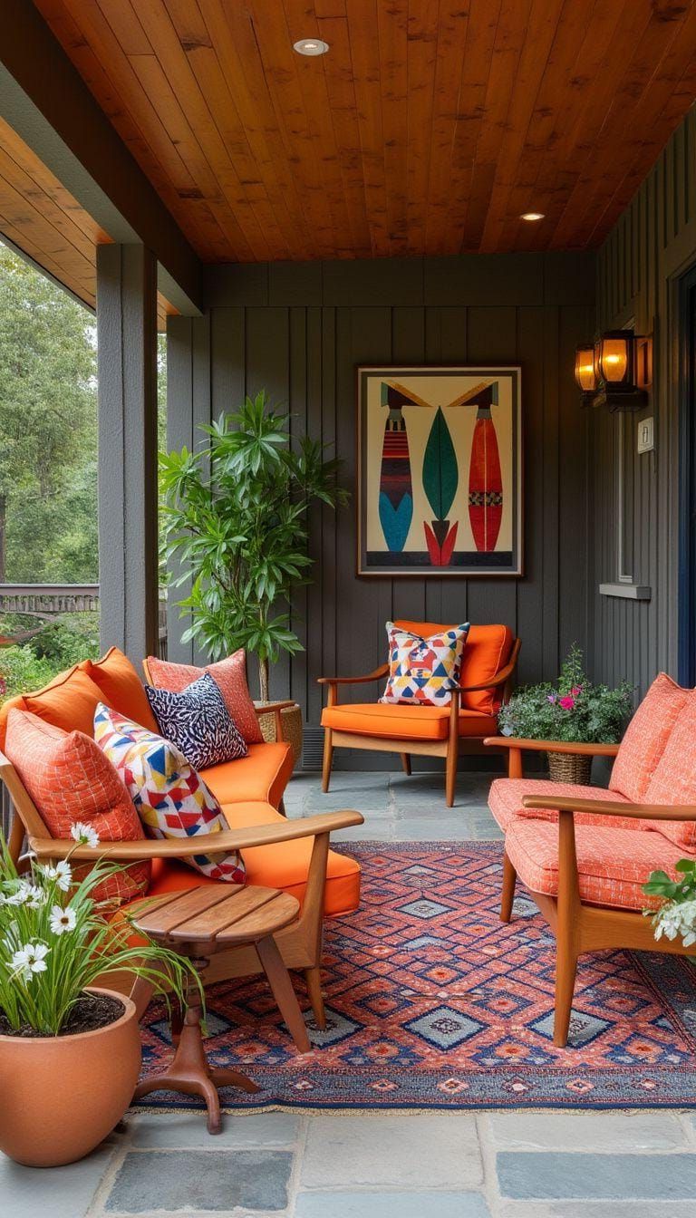 17. Mid-Century Modern Front Porch - photo 2