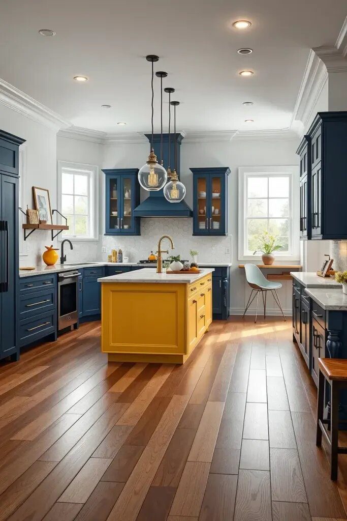 Island Kitchens Featuring Yellow Cabinetry - photo 2