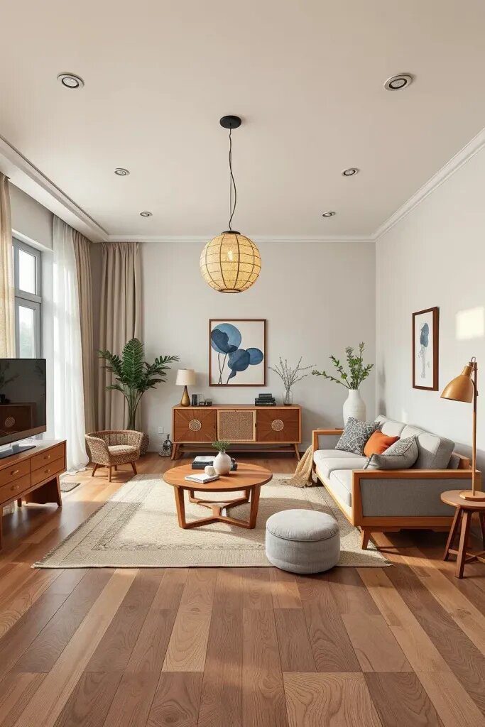 A Warm Introduction to Japandi Living Rooms