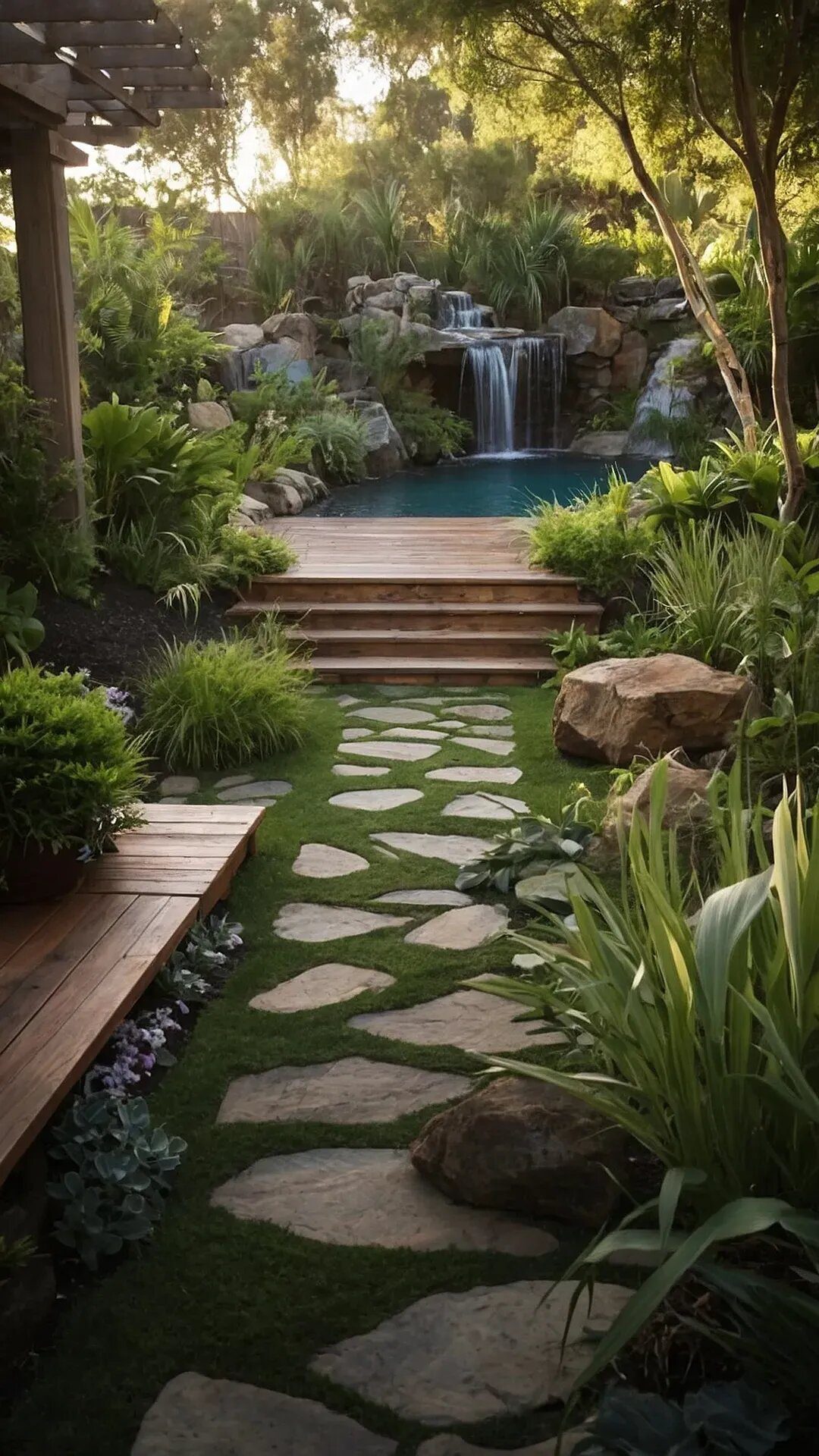 13. A Serene Backyard Hideaway