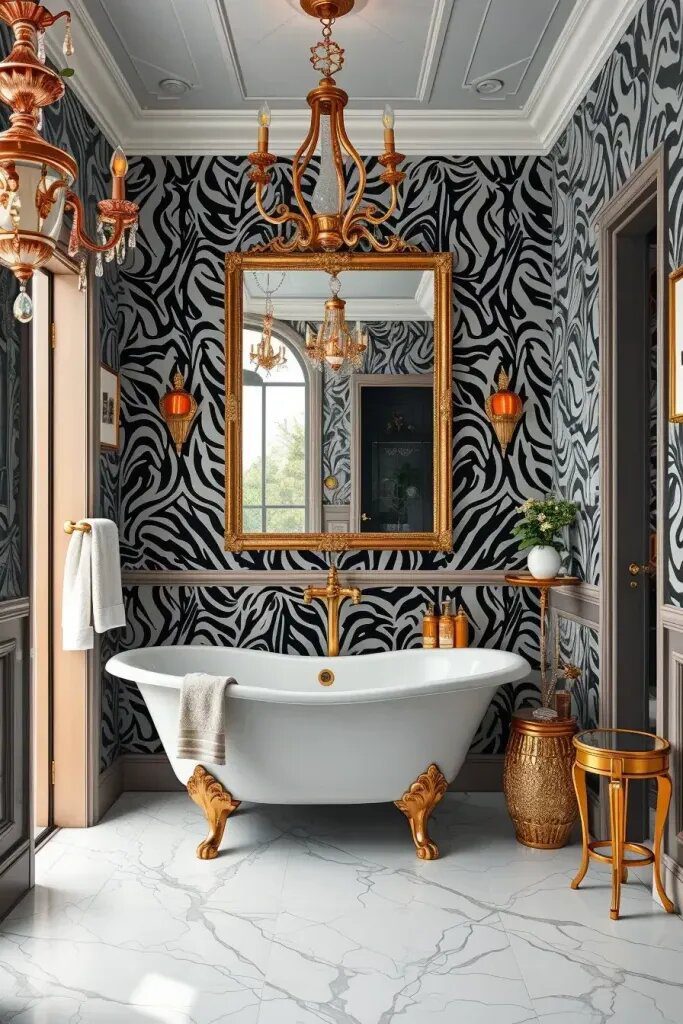 Metallic Accents Paired With Animal Prints - photo 2