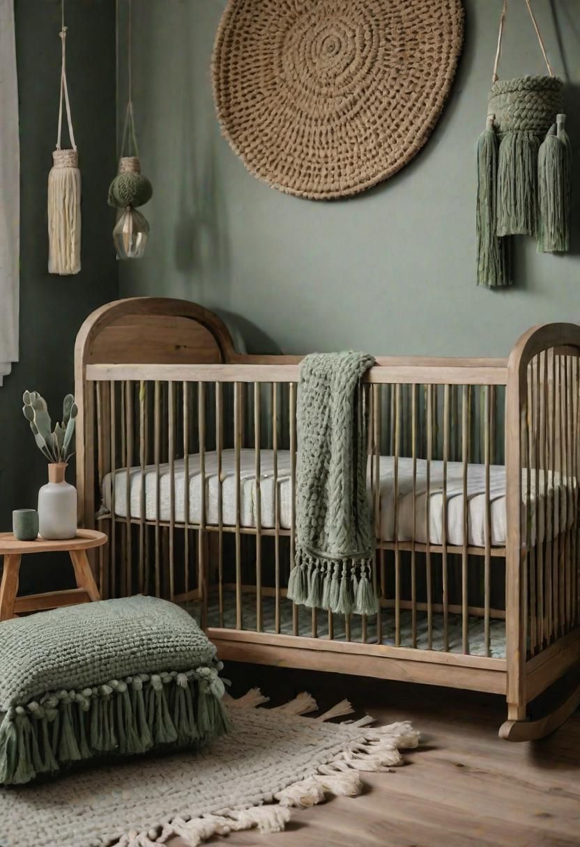 39. Nursery Throw Pillows With Tassels