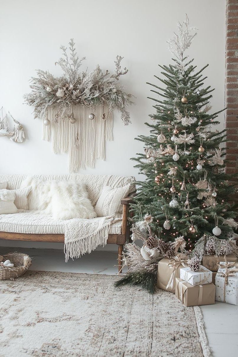 20. Neutral Macramé Holiday Accents - photo 3