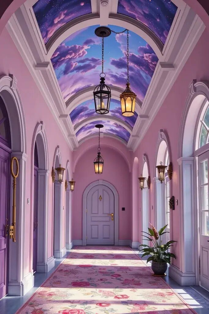 Fantasy-Inspired Whimsical Hallway Design