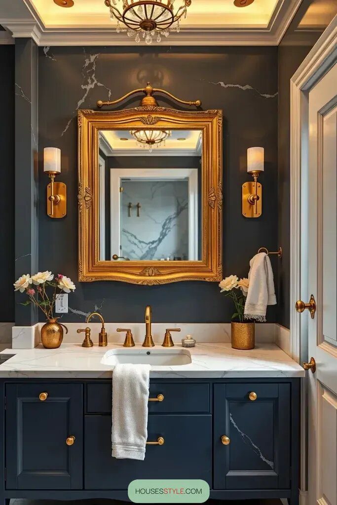 Warm Accents in Brushed Brass and Gold